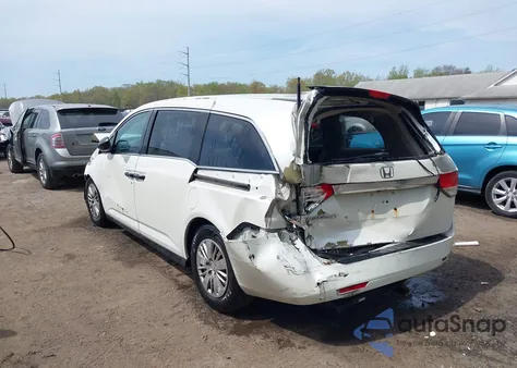 2014 Honda Odyssey Lx из США, поврежденный, VIN 5FNRL5H28EB001553